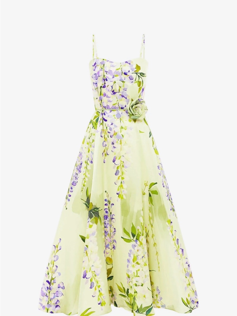 Leo Lin Mariela Dress: Wisteria Print: BRAND NEW WITH TAGS